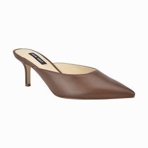 Nine West Ali Pointy Toe Mules - Brown - Ireland (CI1348502)